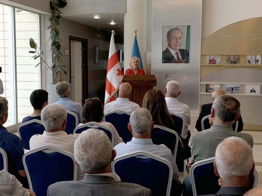 Gürcüstanda azərbaycanlı alimin kitabının təqdimatı keçirilib - FOTOLAR
